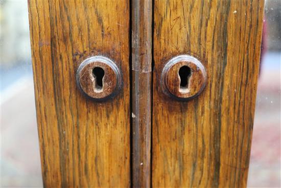 A Regency rosewood side cabinet 152cm